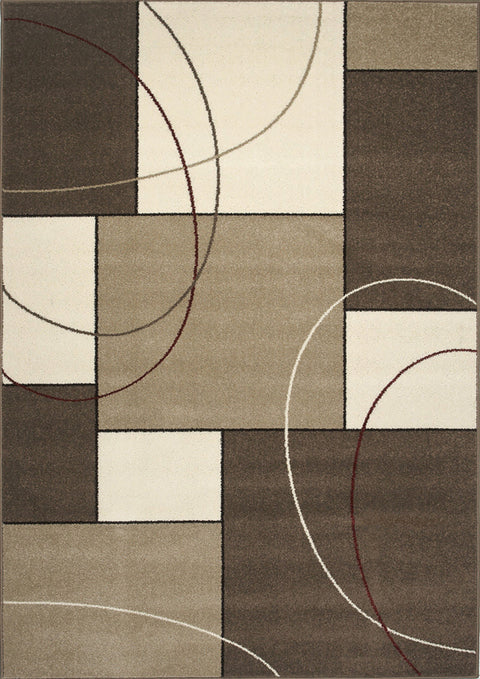 Casa Familiar Taupe Cream Rug by Kalora Interiors