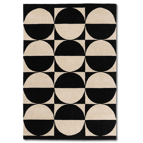 Abstract Hand Tufted Wool Area Rug by Viana