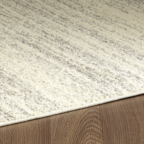 Sueno SUE-3801A-WHGR White Grey Soft Lines Area Rug By Viana Inc