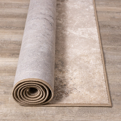 Abbey Beige Taupe Elegant Rug by Kalora Interiors