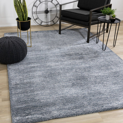 Ashford Blue Grey Hand Tufted Rug by Kalora Interiors