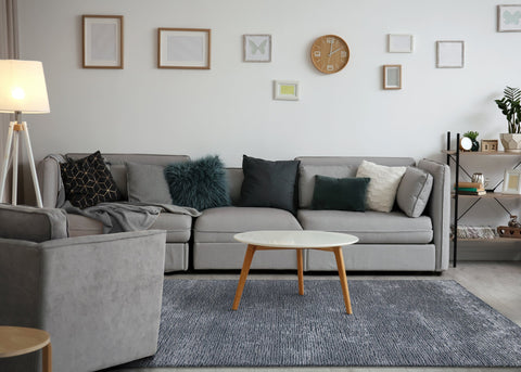 Ashford Blue Grey Hand Tufted Rug by Kalora Interiors