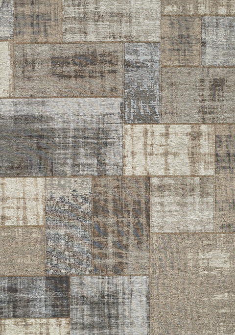 Cathedral 5307_04 Distressed Patchwork Area Rug by Kalora Interiors