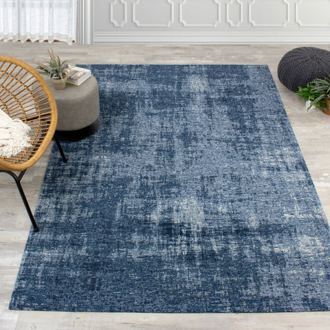 Cathedral 5309_33 Navy Tree Bark Area Rug by Kalora Interiors