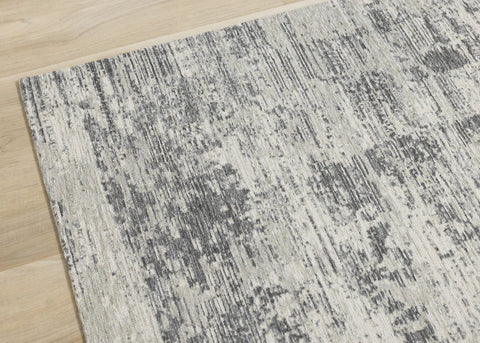 Cathedral Grey Faded Borders Rug by Kalora Interiors