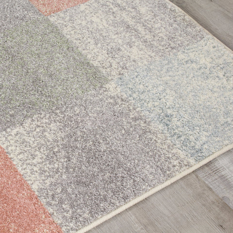 Converge 8942_9363 Multicolour Squares Area Rug by Novelle Home