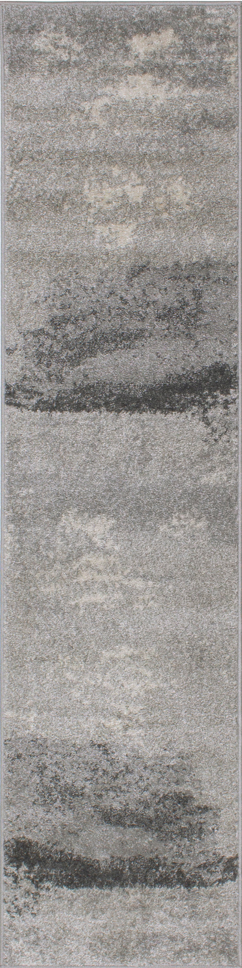 Converge A018_9636 Grey Fog Distressed Area Rug by Novelle Home