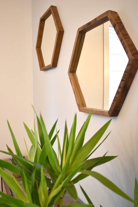 D-Bodhi Hexagon Mirror by LH Imports