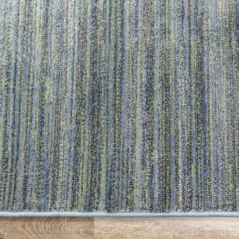 Dais 18097_140 Striped Green Grey Blended Area Rug by Novelle Home
