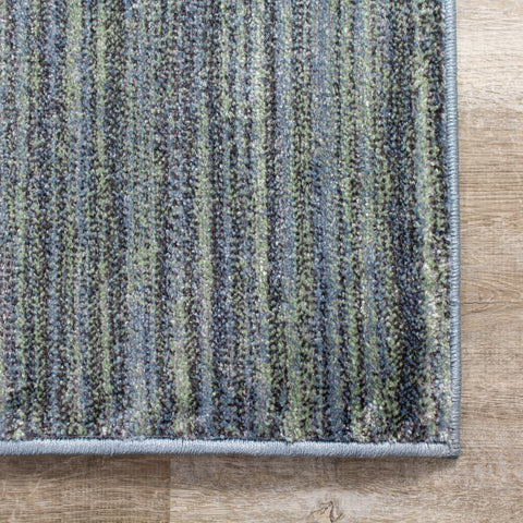 Dais 18097_140 Striped Green Grey Blended Area Rug by Novelle Home