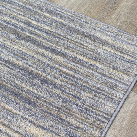 Dais 18097_191 Grey Cream White Blended Rug by Novelle Home