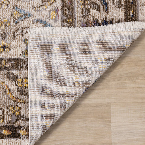 Evora Beige Brown Elegant Rug by Kalora Interiors