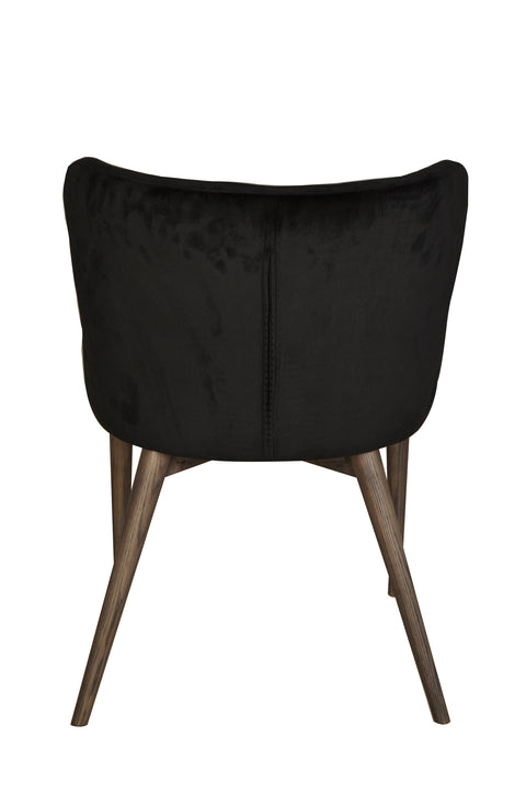Mila Dining Chair | Black Velvet | by LH Imports