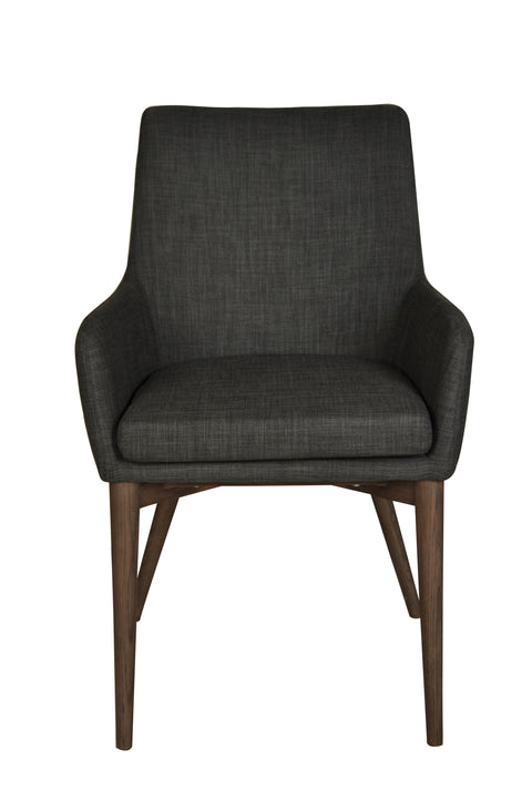 Fritz Arm Chair | Dark Grey | by LH Imports