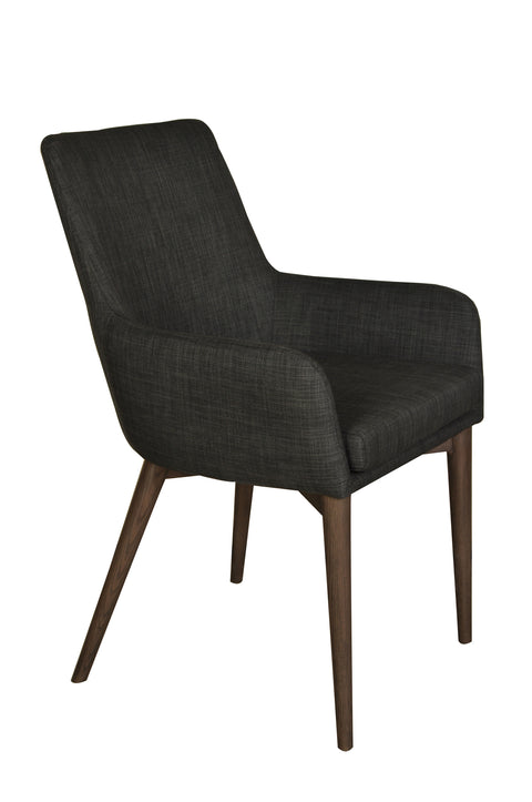 Fritz Arm Chair | Dark Grey | by LH Imports