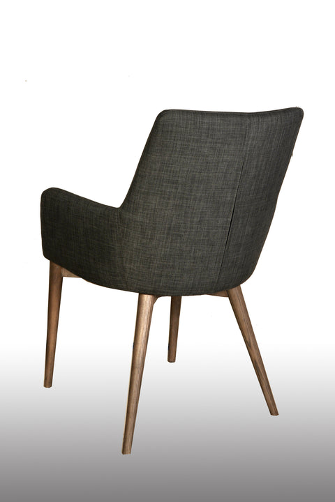 Fritz Arm Chair | Dark Grey | by LH Imports