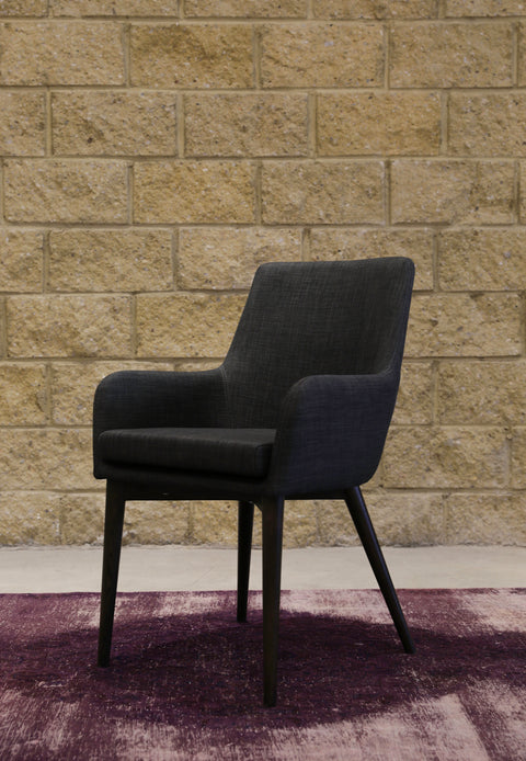 Fritz Arm Chair | Dark Grey | by LH Imports