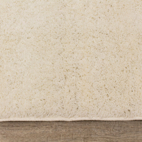 Fili 8000_10 Cream Bright Shag Rug by Novelle Home
