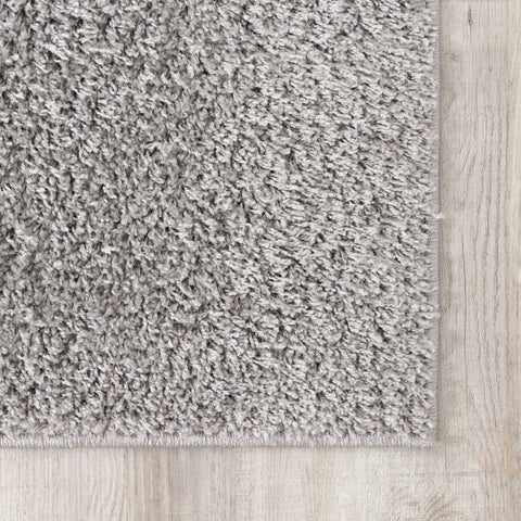 Fili 8000_90 Grey Shag Area Rug by Novelle Home