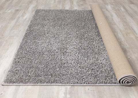 Fili 8000_90 Grey Shag Area Rug by Novelle Home