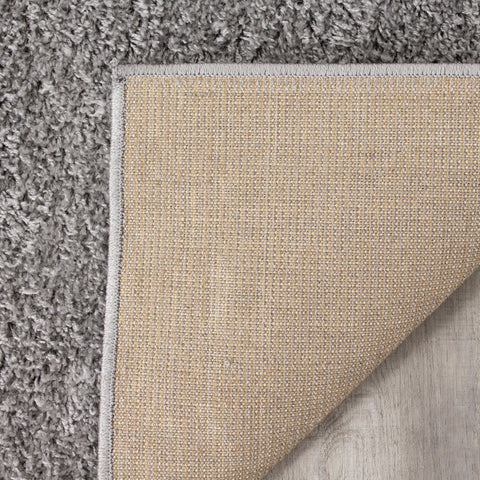 Fili 8000_90 Grey Shag Area Rug by Novelle Home