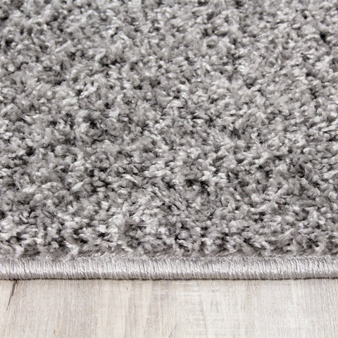 Fili 8000_90 Grey Shag Area Rug by Novelle Home