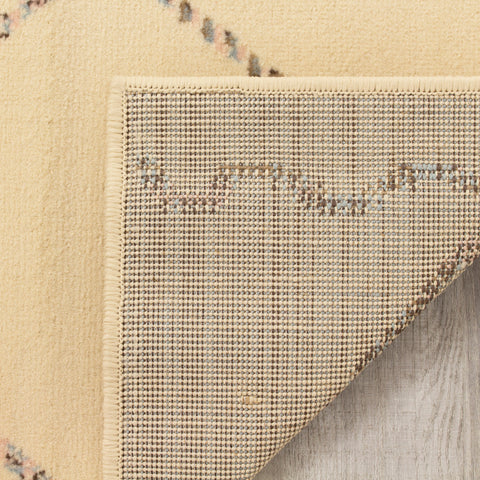 Fiona 3546_5835 Cream Beige Quirky Trellis Area Rug by Novelle Home