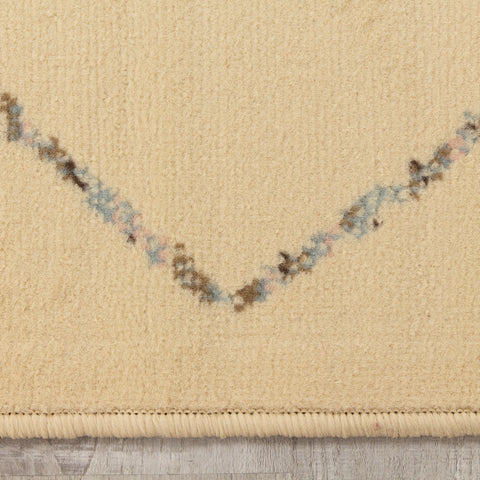 Fiona 3546_5835 Cream Beige Quirky Trellis Area Rug by Novelle Home