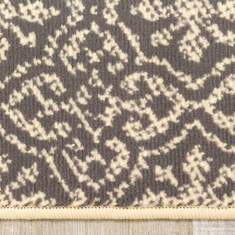 Fiona 3615_7935 Cream Grey Small Suns Area Rug by Novelle Home