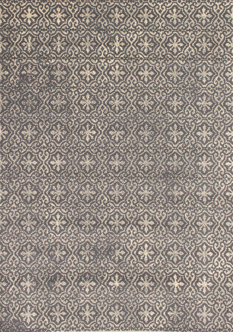 Fiona 3615_7935 Cream Grey Small Suns Area Rug by Novelle Home