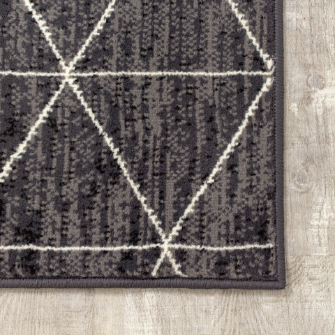 Fiona 5031_6922 Grey Cream Tri-Structure Area Rug by Novelle Home