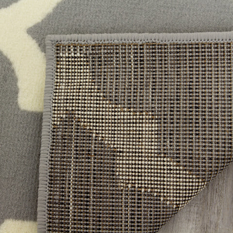 Fiona 5034_9944 Grey White Classic Ogee Area Rug by Novelle Home