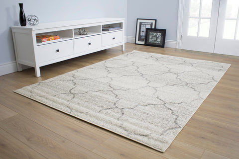 Focus 8774_9363 Faded Lattice Work Area Rug by Kalora Interiors