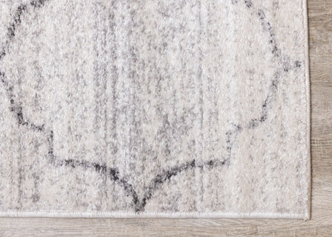 Focus Grey Ogee Rug by Kalora Interiors