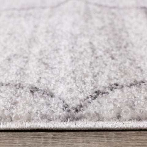 Focus Grey Ogee Rug by Kalora Interiors