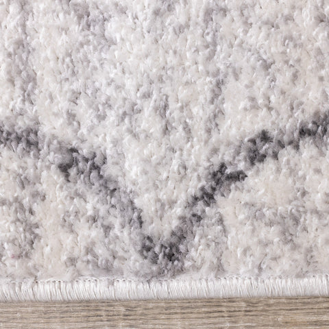 Focus Grey Ogee Rug by Kalora Interiors