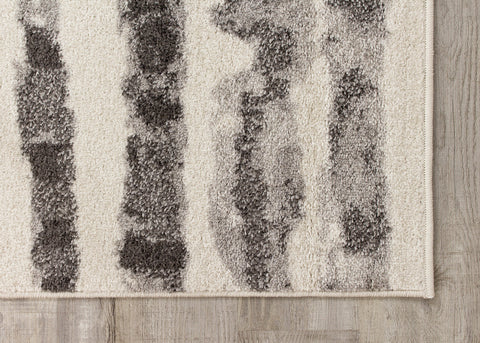 Focus Grey Marker Stripes Rug by Kalora Interiors