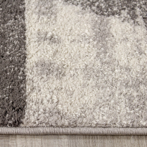Focus Grey Cream Variegation Rug by Kalora Interiors