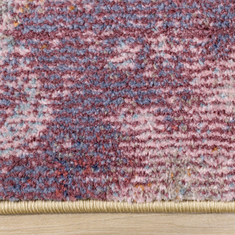 Folio Pink Yellow Blue Poppy Rug by Kalora Interiors