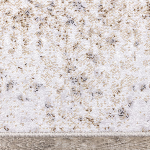 Intrigue Cream Grey Brown Snake Skin Rug by Kalora Interiors