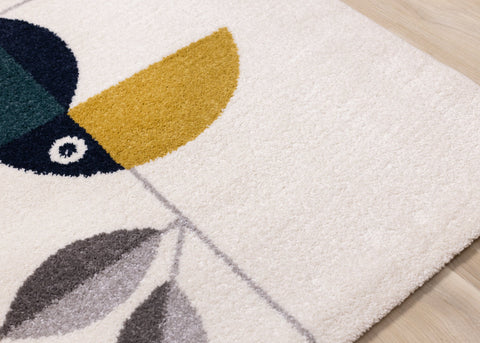 Kids Colourful Toucan Area Rug by Kalora Interiors
