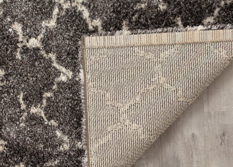 Lane 336_921 Grey Cream Lattice Luxury Rug By Kalora Interiors