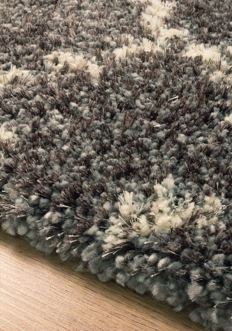 Lane 336_921 Grey Cream Lattice Luxury Rug By Kalora Interiors