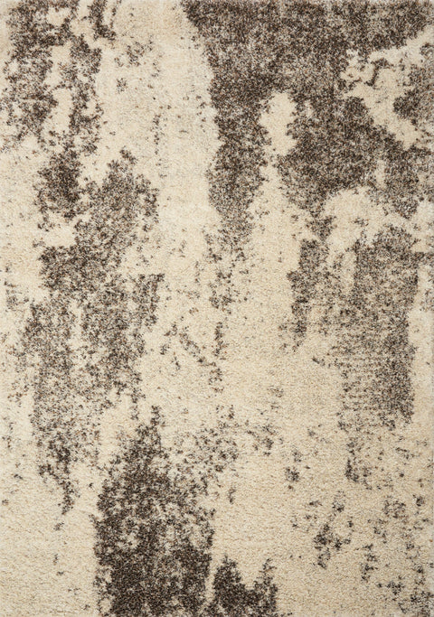 Lane 373_116 Cream Brown Abstract Luxury Rug By Kalora Interiors