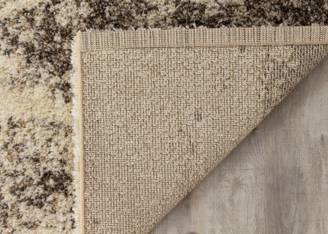 Lane 373_116 Cream Brown Abstract Luxury Rug By Kalora Interiors