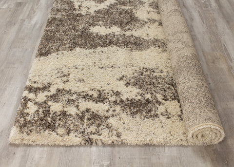 Lane 373_116 Cream Brown Abstract Luxury Rug By Kalora Interiors