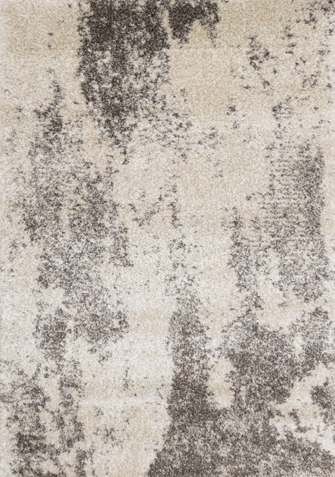 Lane Cream Brown Abstract Luxury Rug by Kalora Interiors