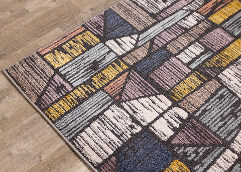 Lyric Stain Glass Rug by Kalora Interiors