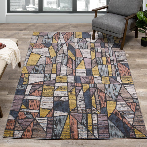 Lyric Stain Glass Rug by Kalora Interiors