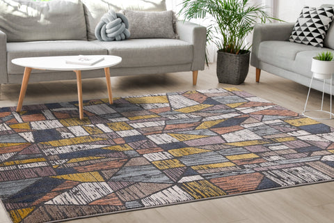 Lyric Stain Glass Rug by Kalora Interiors